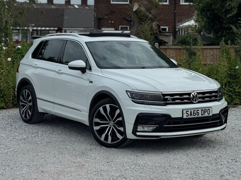 Volkswagen Tiguan 2.0 Tdi Bluemotion Tech R-line Dsg 4Motion Euro 6 SA66DPO White