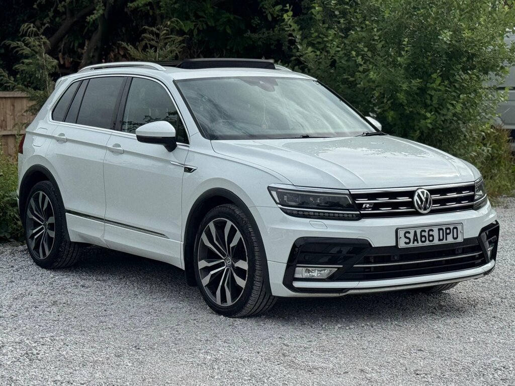 Volkswagen Tiguan 2.0 Tdi Bluemotion Tech R-line Dsg 4Motion Euro 6 SA66DPO White #3