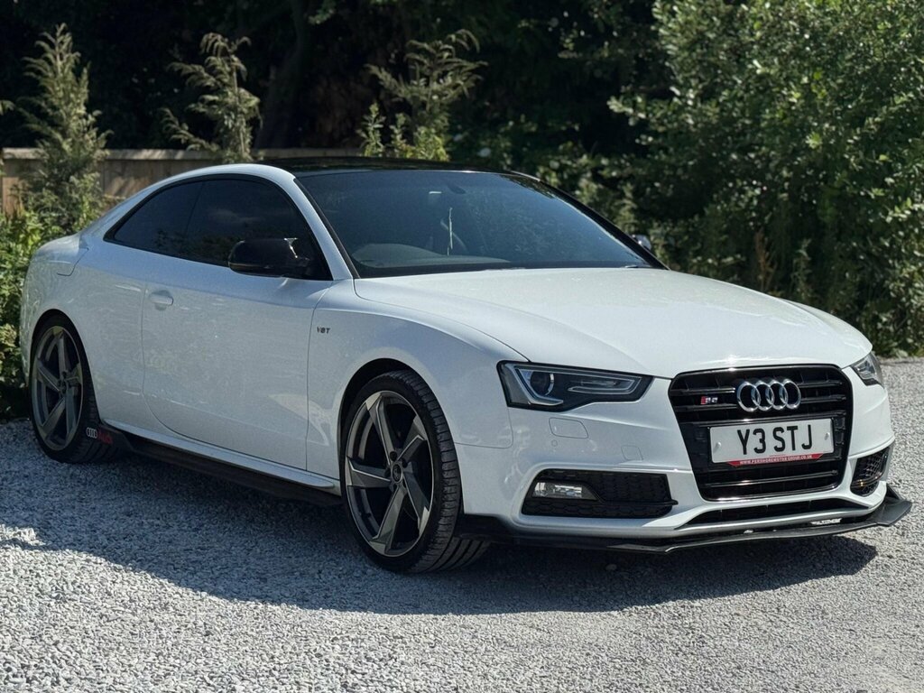 Audi S5 3.0 Tfsi V6 Black Edition S Tronic Quattro Euro 6 White #3
