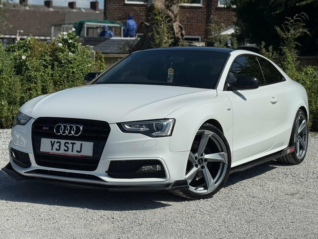 Audi S5 3.0 Tfsi V6 Black Edition S Tronic Quattro Euro 6 White #2