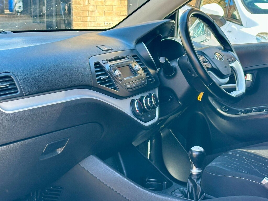 Kia Picanto 1.0 1 Air Hatchback Euro 6 65 B Silver #10