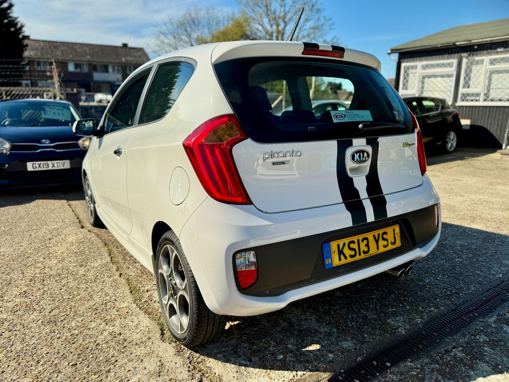 Kia Picanto Hatchback White #4