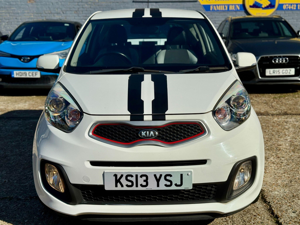 Kia Picanto Hatchback White #2