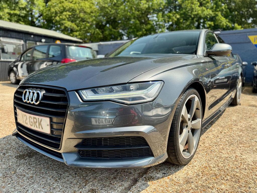 Audi A6 Saloon Tdi Ultra S Line Black Edition Grey #3