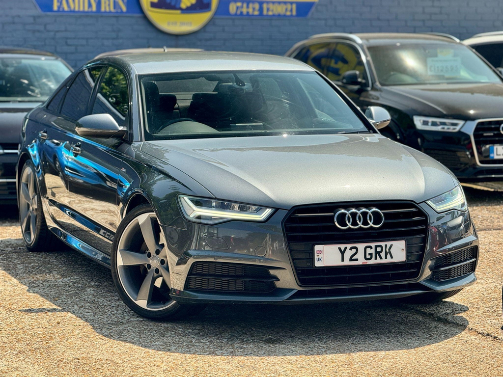 Audi A6 Saloon Tdi Ultra S Line Black Edition Grey #6