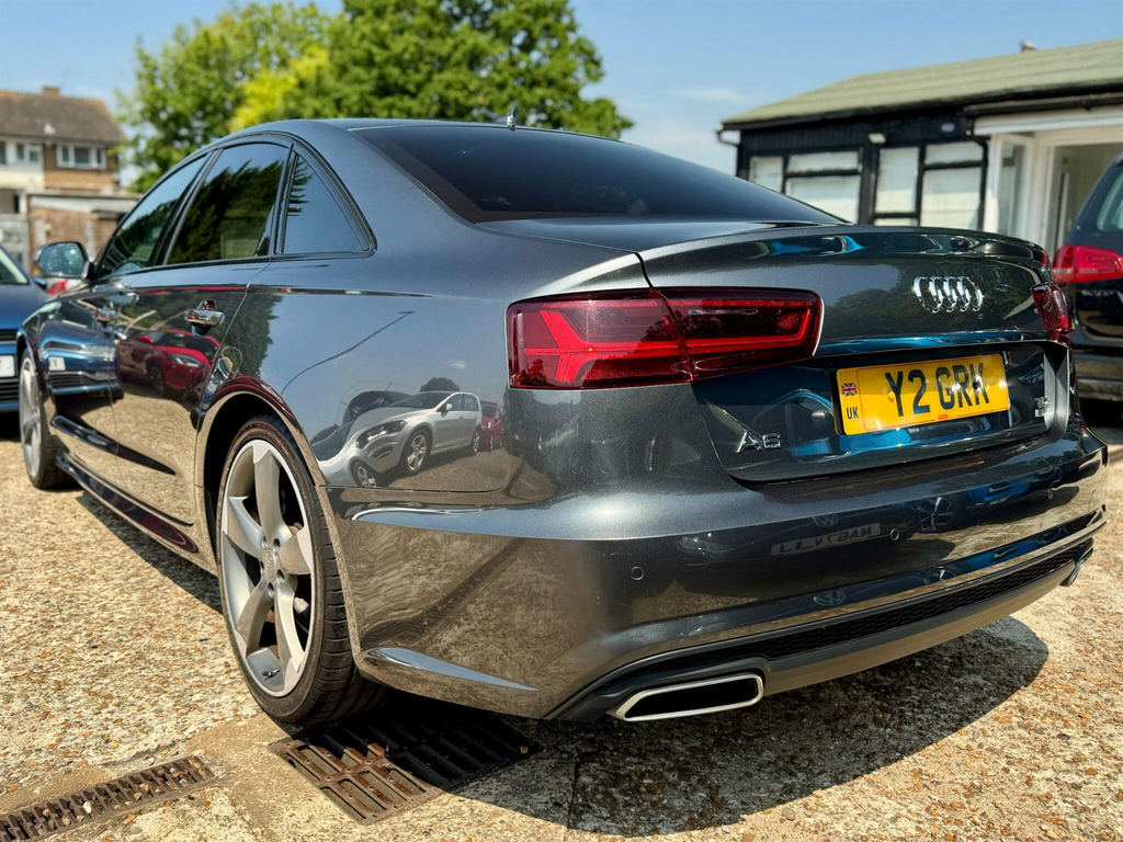 Audi A6 Saloon Tdi Ultra S Line Black Edition Grey #4