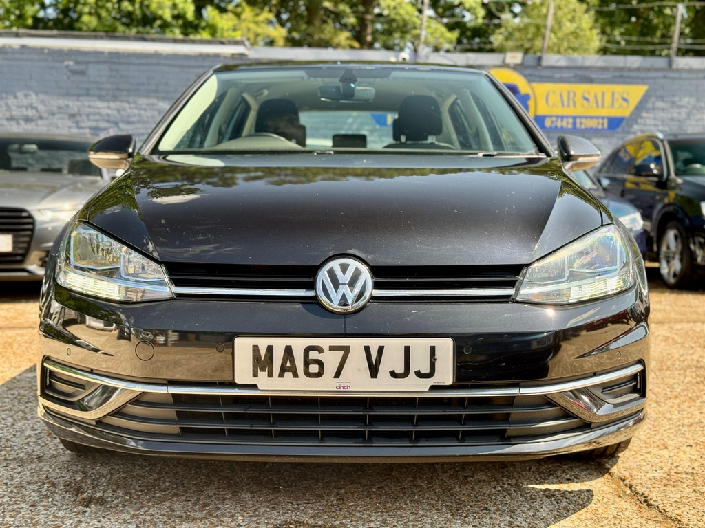 Volkswagen Golf Hatchback MA67VJJ Black #2