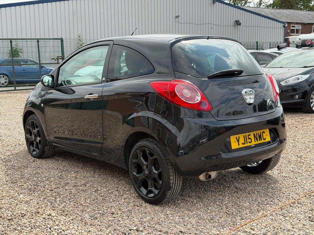 Ford KA Hatchback 1.2 Metal Euro 5 Ss 201465 YJ15NWC Black #4