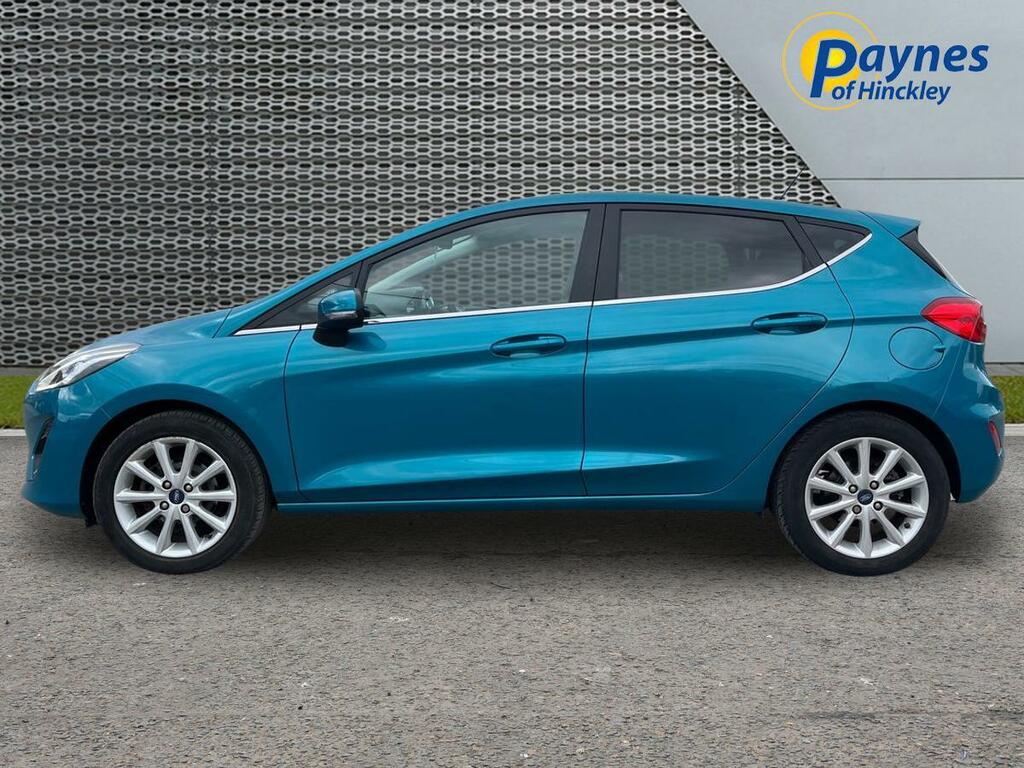 Ford Fiesta 1.0T Ecoboost Titanium Euro 6 Ss KU68VYD Blue #6