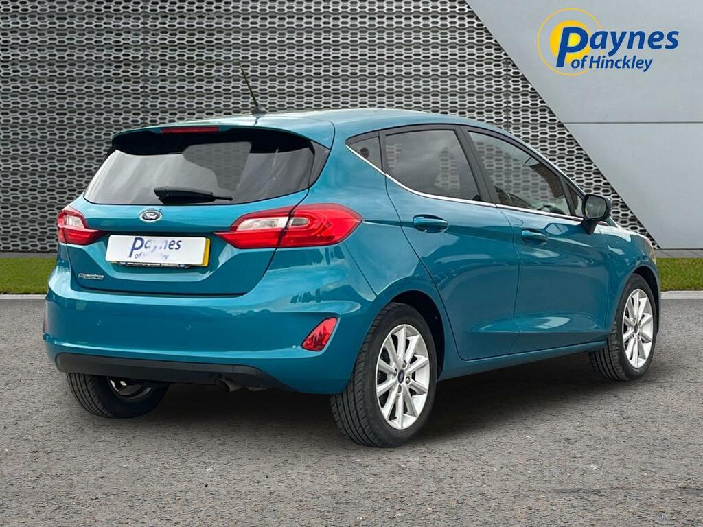 Ford Fiesta 1.0T Ecoboost Titanium Euro 6 Ss KU68VYD Blue #3