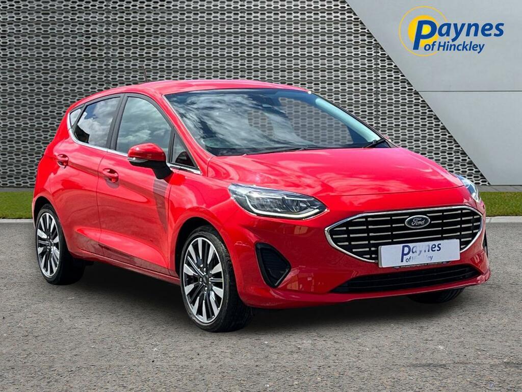 Ford Fiesta 1.0T Ecoboost Mhev Titanium X Euro 6 Ss Red
