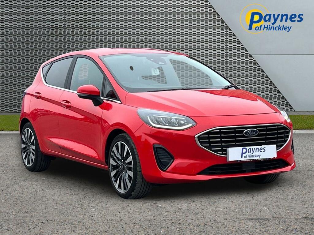 Ford Fiesta 1.0T Ecoboost Mhev Titanium X Dct Euro 6 Ss Red