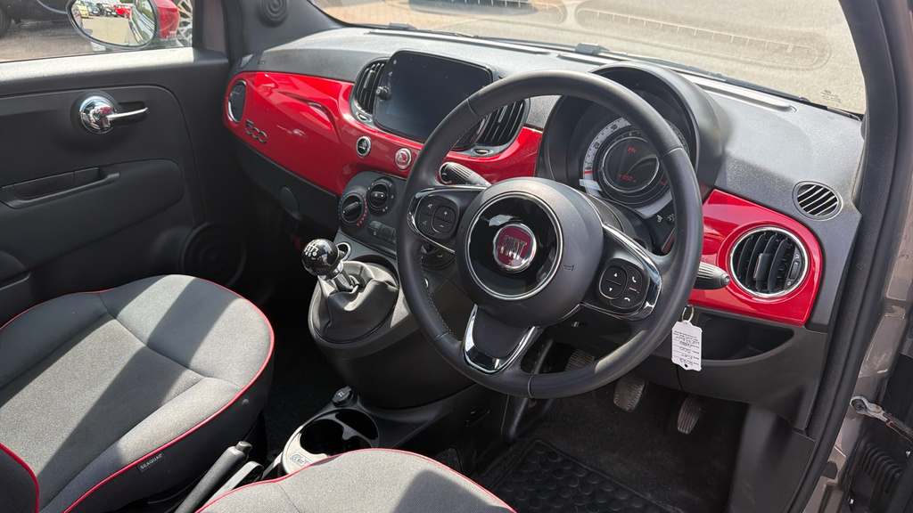 Fiat 500 1.0 Mild Hybrid Red Grey #6