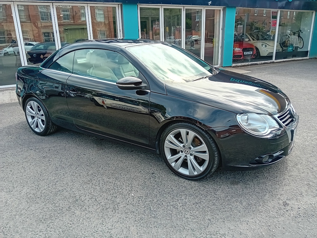 Volkswagen EOS 2.0 Tdi Cr Sport Cabriolet Euro Black #6