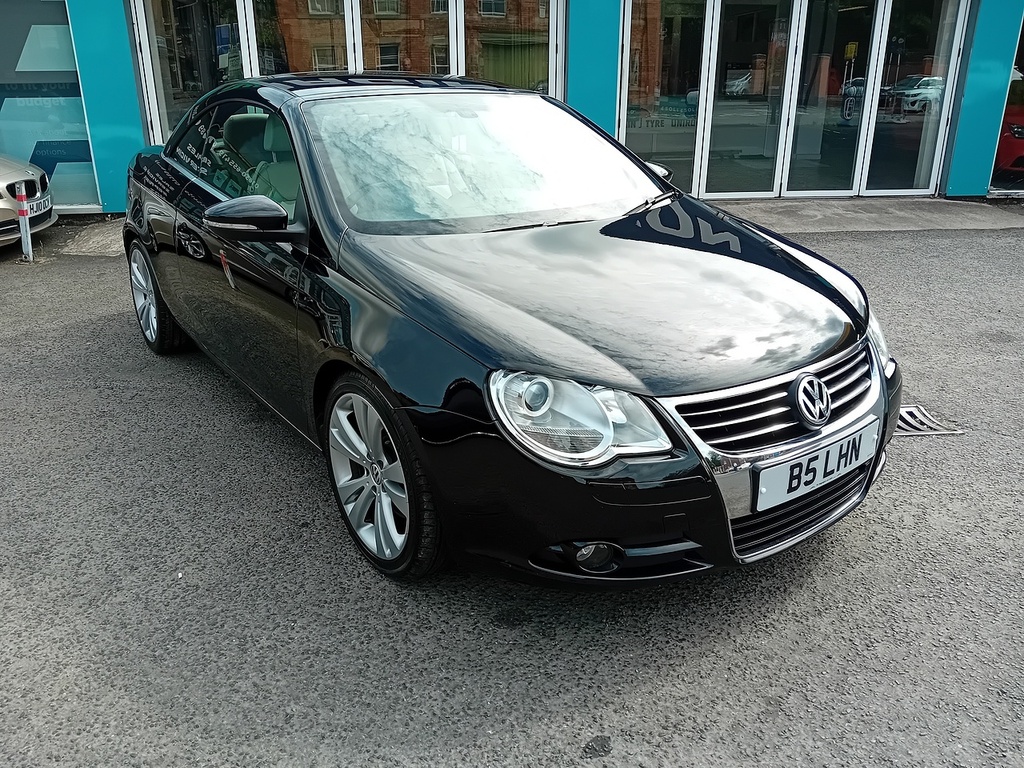 Volkswagen EOS 2.0 Tdi Cr Sport Cabriolet Euro Black #2