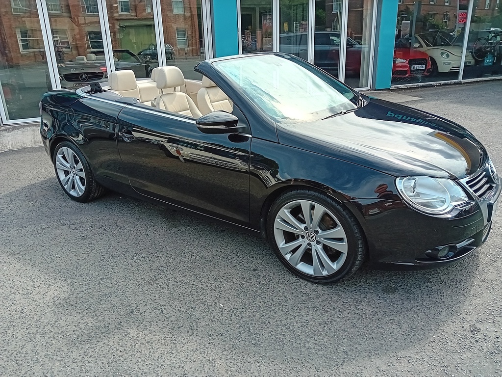 Volkswagen EOS 2.0 Tdi Cr Sport Cabriolet Euro Black #3