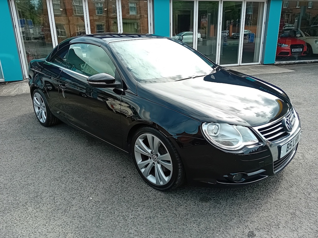 Volkswagen EOS 2.0 Tdi Cr Sport Cabriolet Euro Black #5