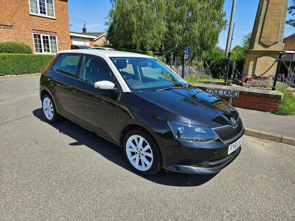 Skoda Fabia Hatchback 1.0 Colour Edition Euro 6 Ss 201 FY66WXU Black #6
