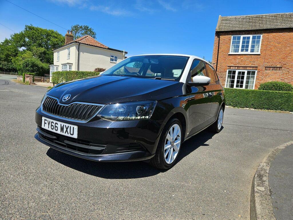 Skoda Fabia Hatchback 1.0 Colour Edition Euro 6 Ss 201 FY66WXU Black #5