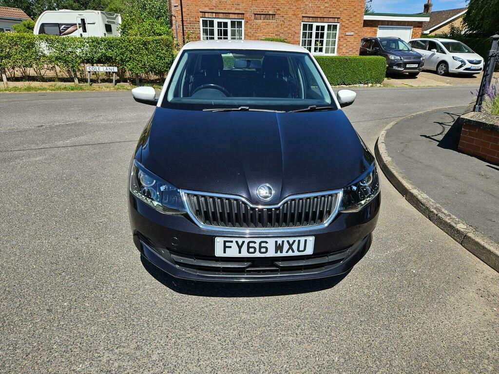 Skoda Fabia Hatchback 1.0 Colour Edition Euro 6 Ss 201 FY66WXU Black #4