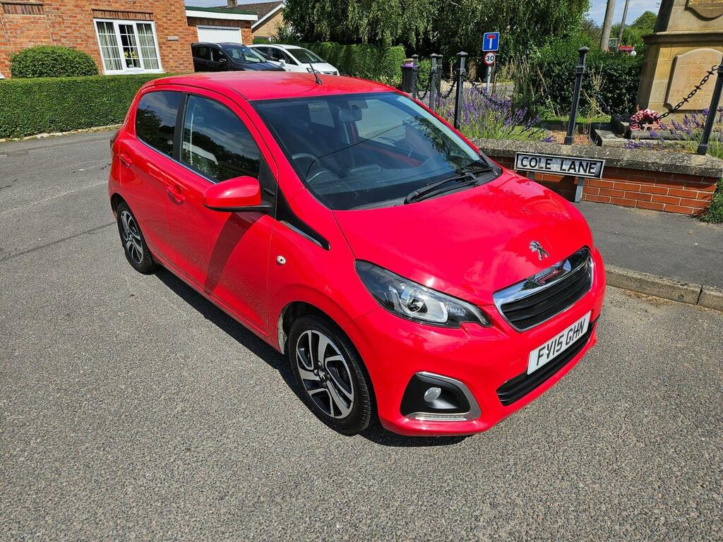 Peugeot 108 Hatchback 1.2 Vti Puretech Allure Euro 5 2015 FV15GHN Red #6