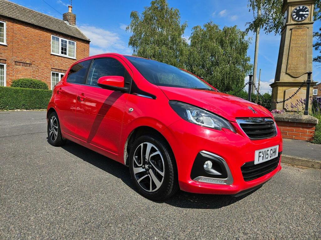 Peugeot 108 Hatchback 1.2 Vti Puretech Allure Euro 5 2015 Red
