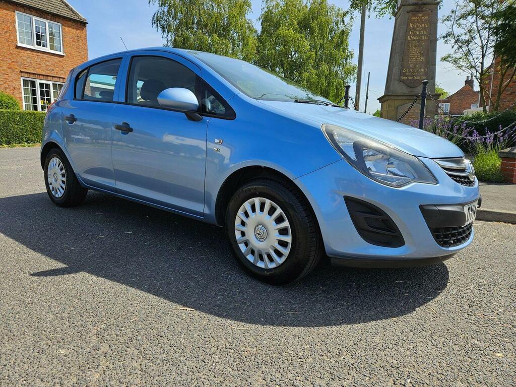 Vauxhall Corsa Hatchback 1.2I Ecoflex 16V S Euro 5 Ss Ac DV14GXZ Blue