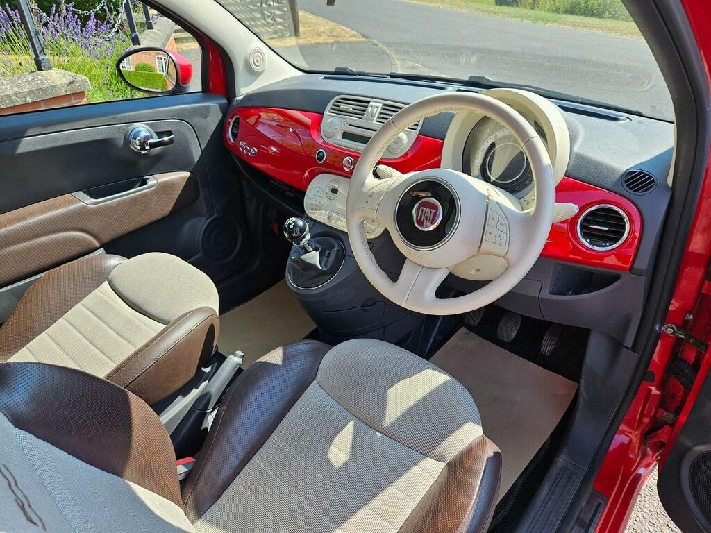 Fiat 500C Convertible 1.2 Lounge Euro 5 201161 Red #4