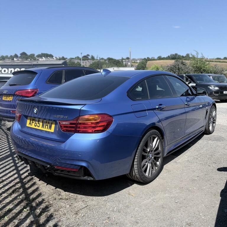 BMW 4 Series Gran Coupe 3.0 435D Xdrive M Sport Gran Coupe AF65WHW Blue #2