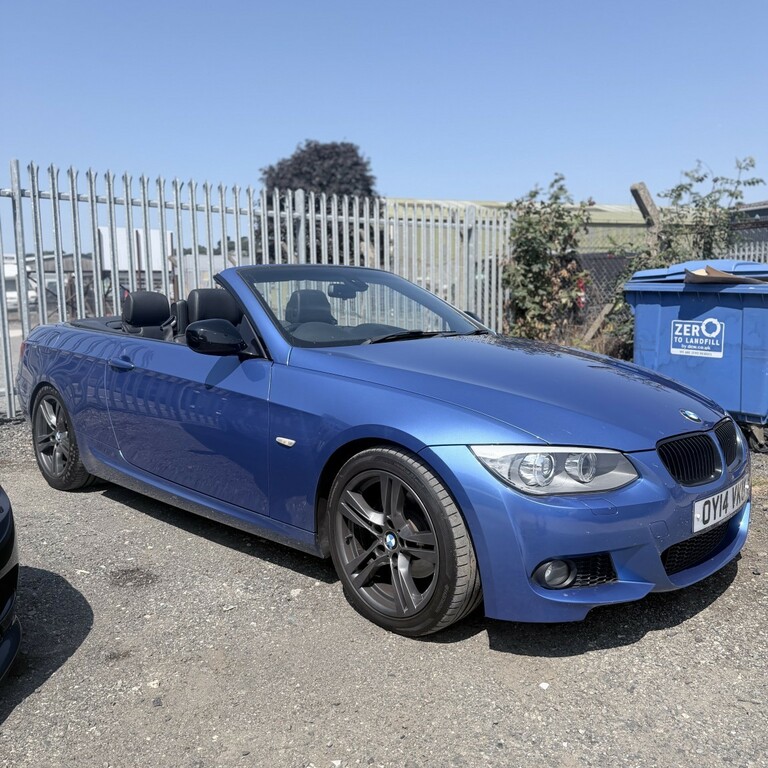 BMW 3 Series 2.0 320D M Sport Convertible Blue