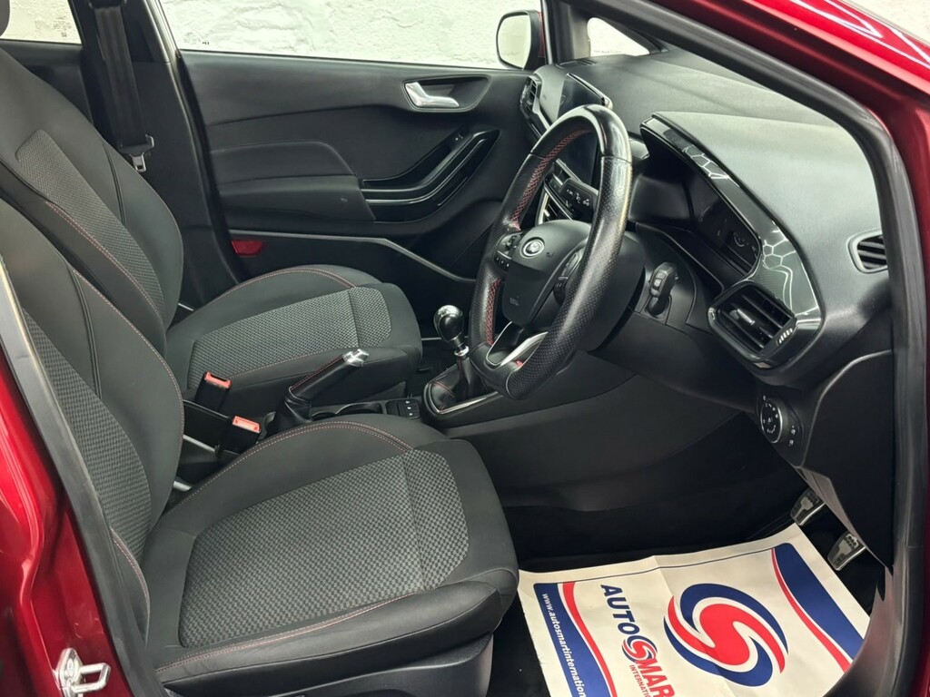 Ford Fiesta 1.0 T Ecoboost St-line CF68FUD Red #4