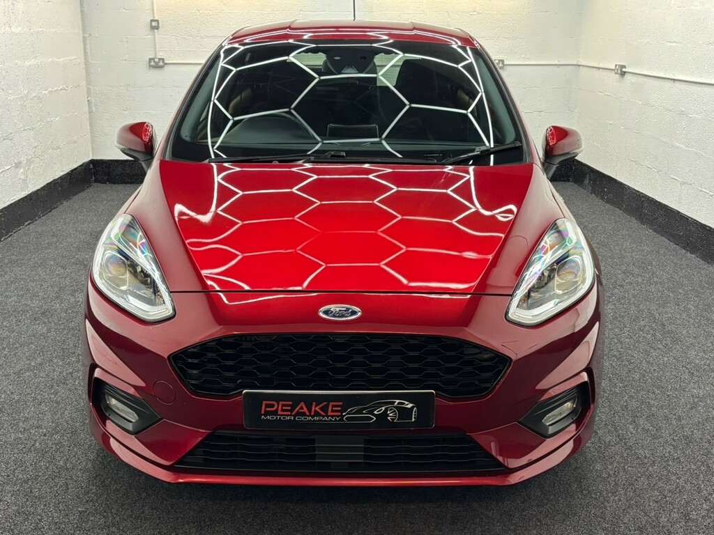 Ford Fiesta 1.0 T Ecoboost St-line CF68FUD Red #3