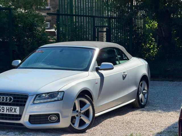 Audi A5 Convertible Silver #3