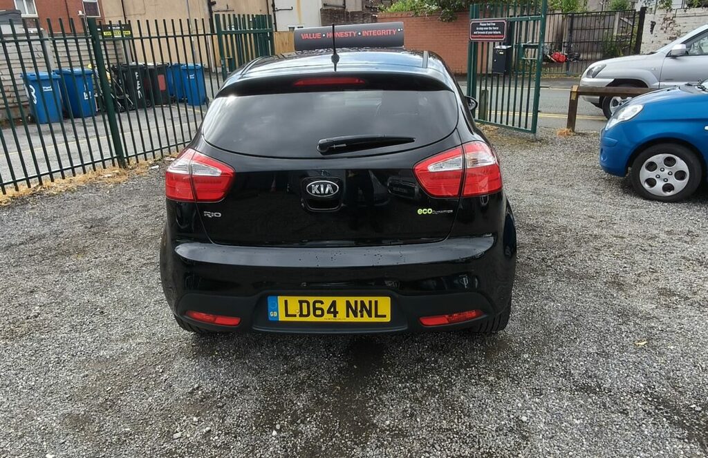 Kia RIO Hatchback Black #3