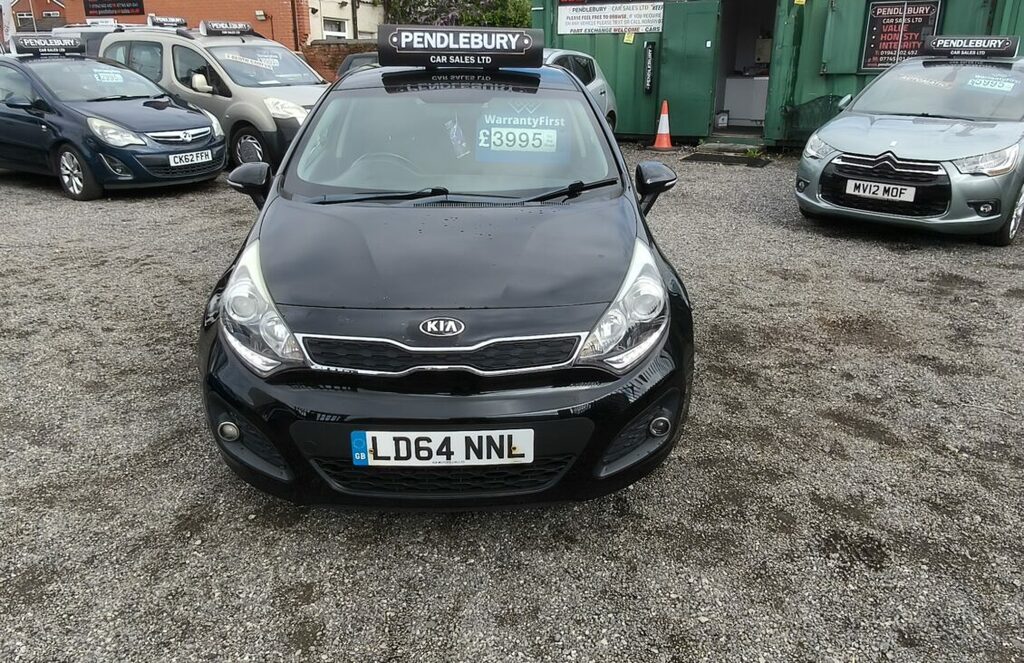 Kia RIO Hatchback Black #5