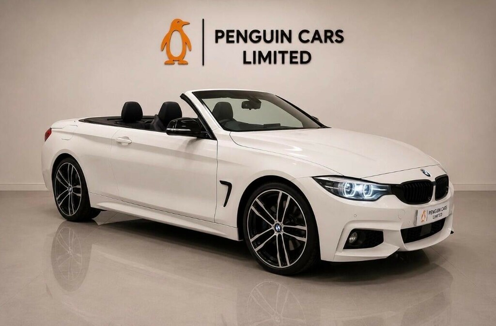 BMW 4 Series Convertible 2.0 420I Gpf M Sport Euro 6 Ss White #2