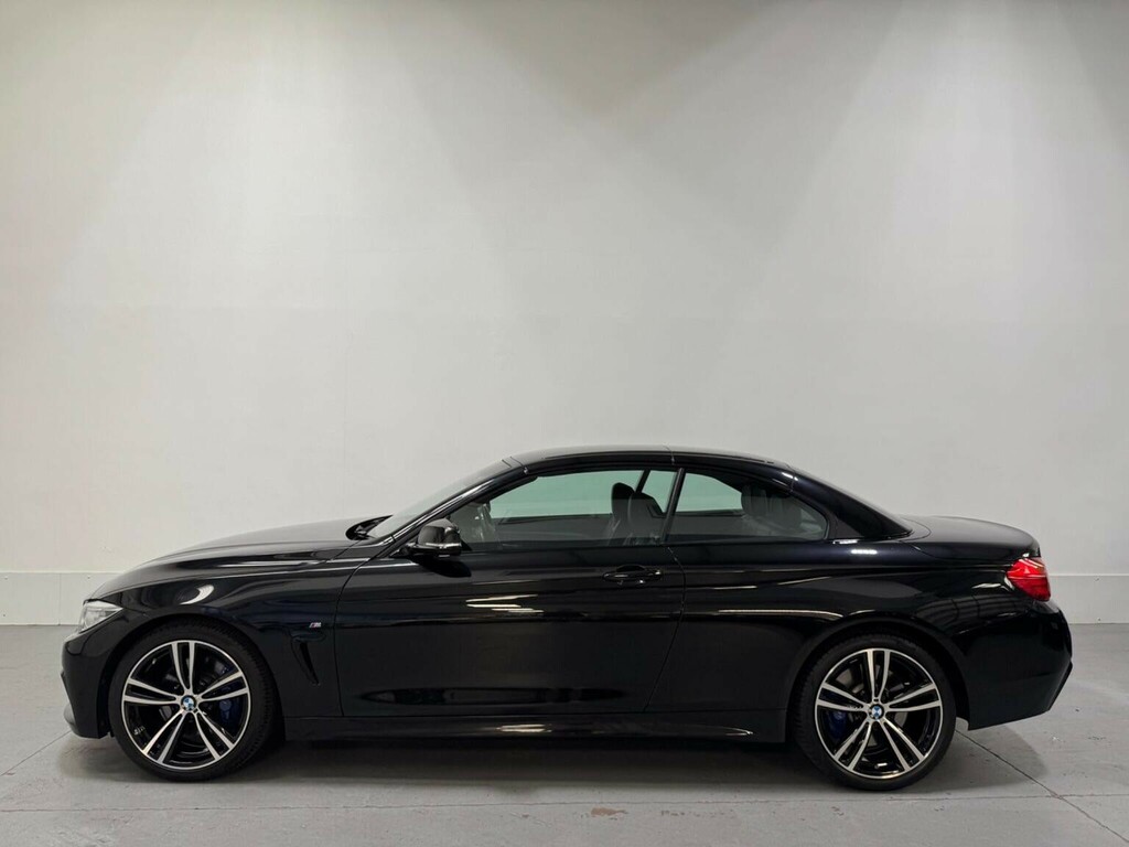 BMW 4 Series Convertible 2.0 420D M Sport Euro 6 Ss Black #4