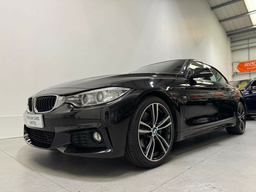 BMW 4 Series Convertible 2.0 420D M Sport Euro 6 Ss Black #6