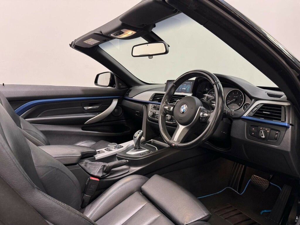 BMW 4 Series Convertible 2.0 420D M Sport Euro 6 Ss Black #2