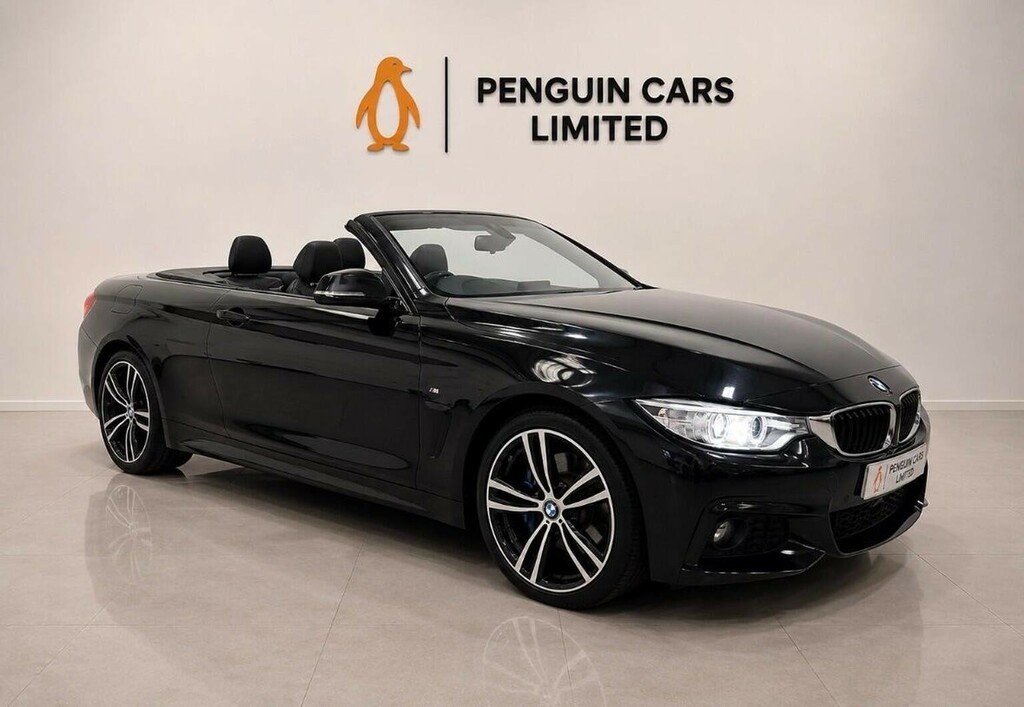 BMW 4 Series Convertible 2.0 420D M Sport Euro 6 Ss Black