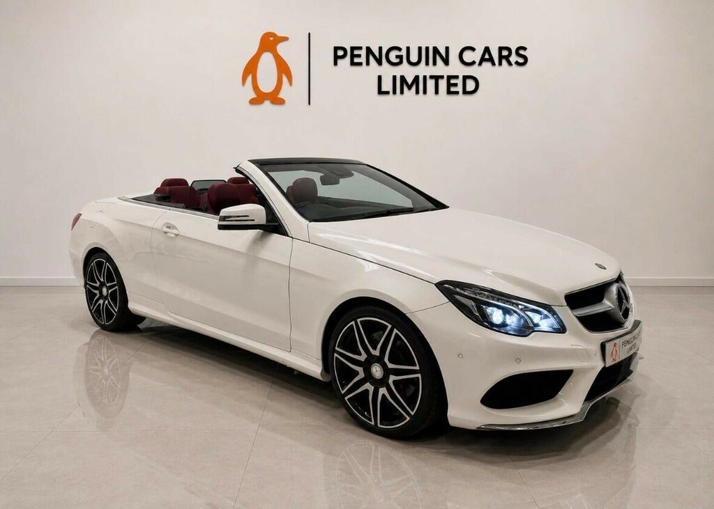 Mercedes-Benz E Class Convertible 3.5 E400 V6 Amg Line Cabriolet G-troni White