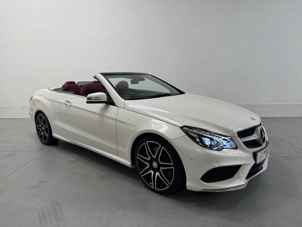 Mercedes-Benz E Class Convertible 3.5 E400 V6 Amg Line Cabriolet G-troni White #5