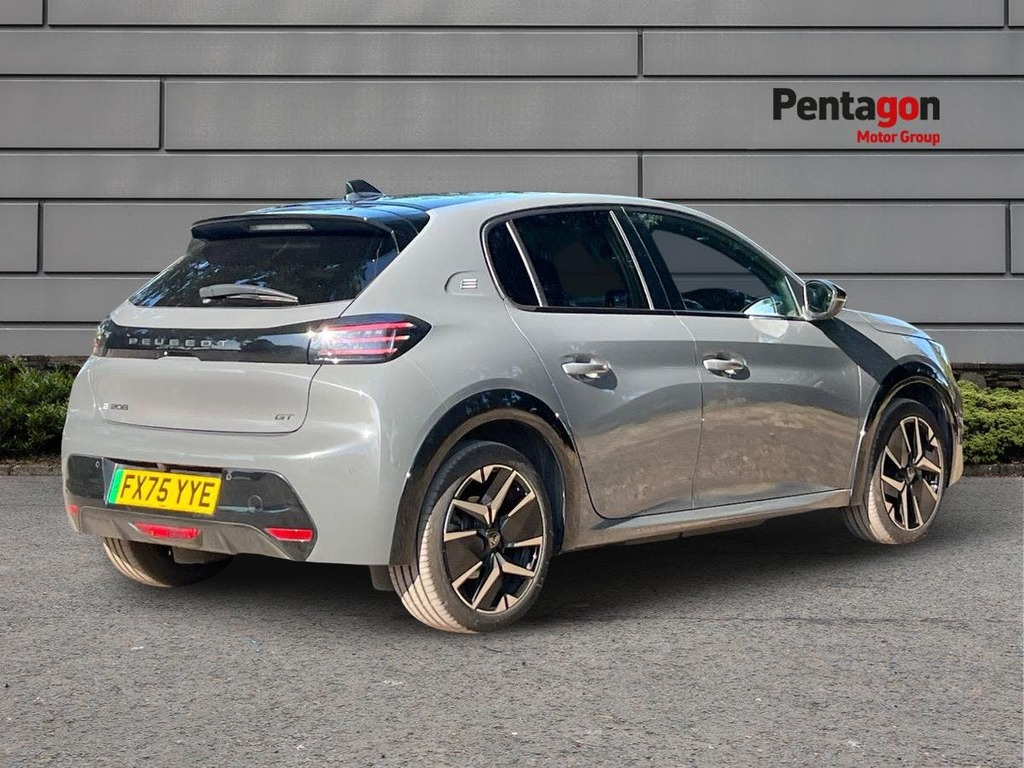 Peugeot e-208 51Kwh Gt Premium Hatchback 7.4K FX75YYE Grey #4