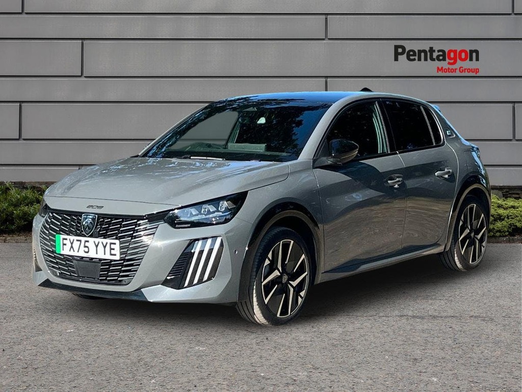 Peugeot e-208 51Kwh Gt Premium Hatchback 7.4K FX75YYE Grey #3