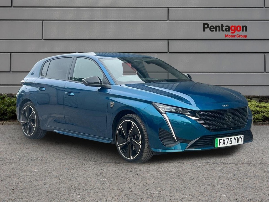 Peugeot 308 54Kwh Gt Hatchback 156 Ps FX75YWY Blue