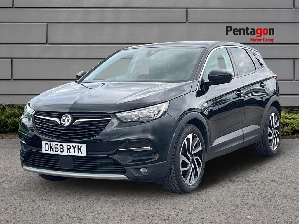 Vauxhall Grandland X 1.2 Turbo Elite Nav Suv Euro 6 DN68RYK Black #3