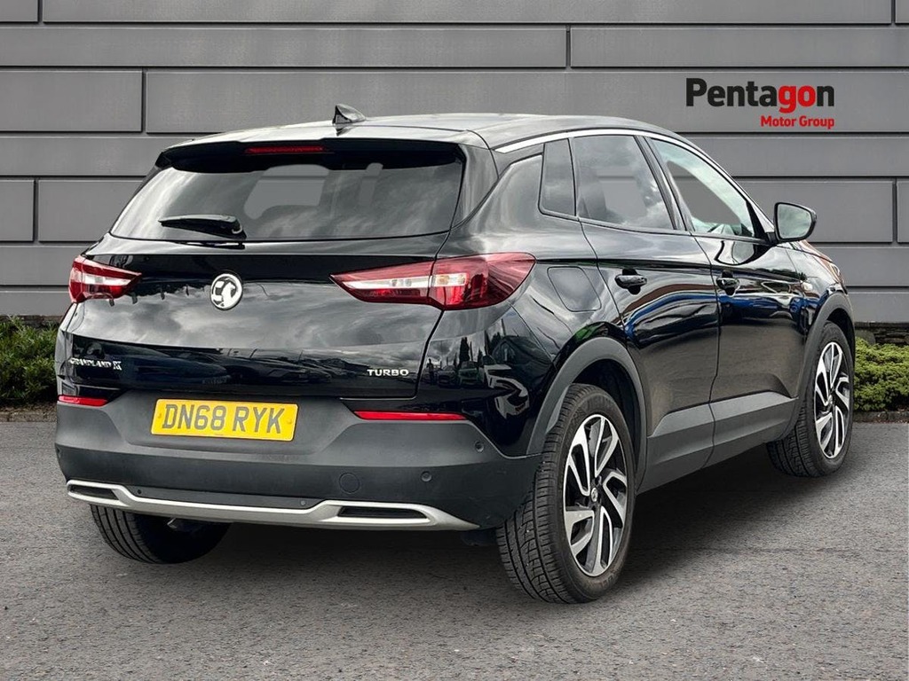 Vauxhall Grandland X 1.2 Turbo Elite Nav Suv Euro 6 DN68RYK Black #4