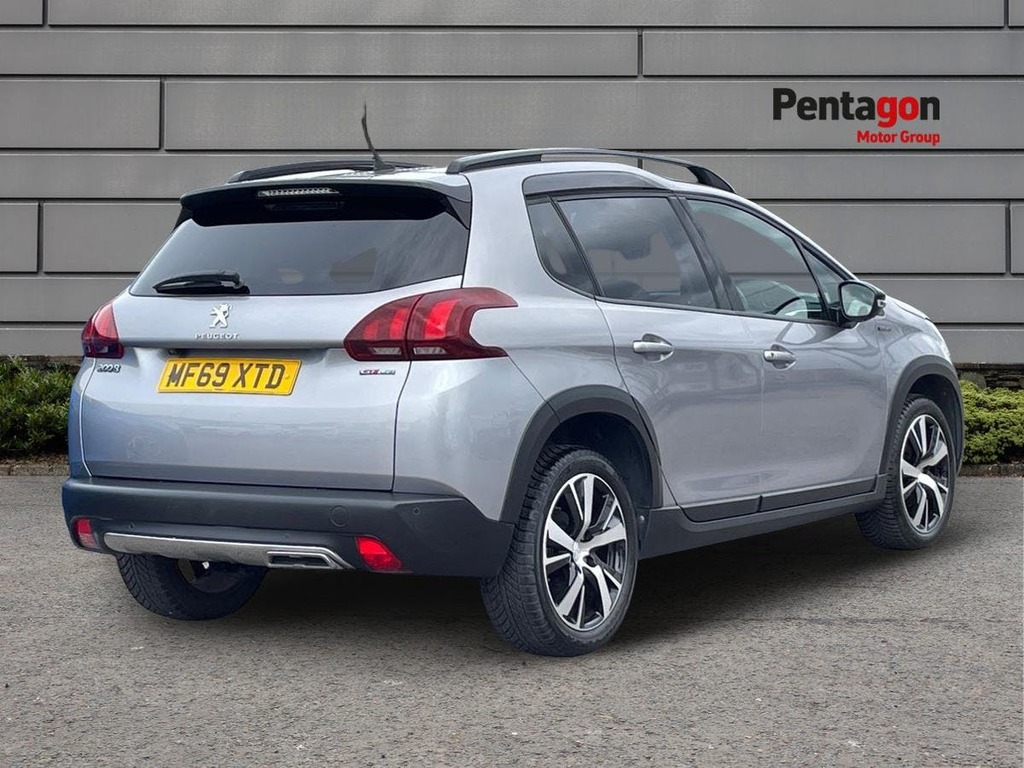 Peugeot 2008 1.2 Puretech Gpf Gt Line Suv Eur Silver #4