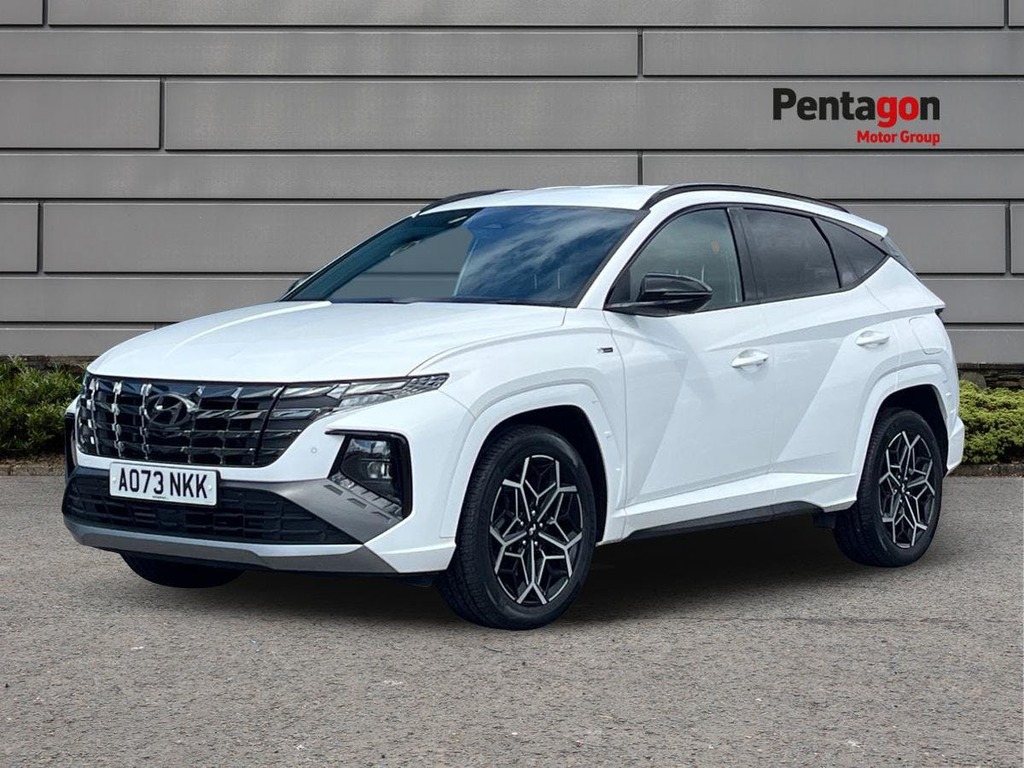 Hyundai Tucson 1.6 H T Gdi N Line Suv Hybrid Euro AO73NKK White #3