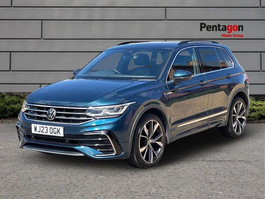 Volkswagen Tiguan 1.5 Tsi R Line Suv Dsg Euro 6 Ss 15 WJ23OGK Blue #3